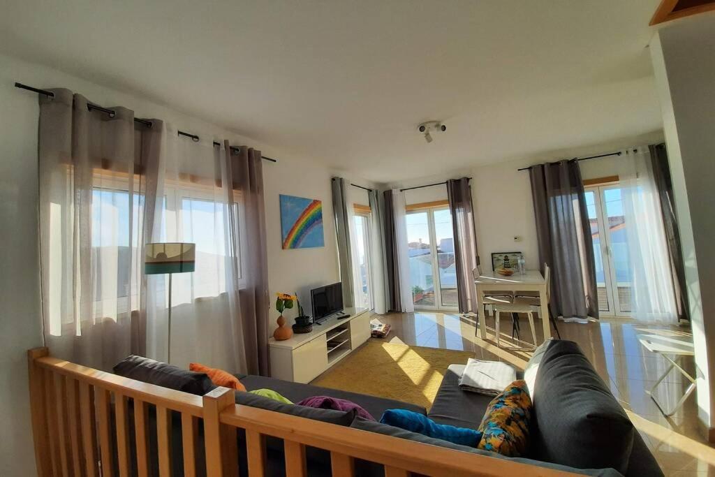 Sunflower Sea View With Magnificent Terrace In Serra Da Pescaria, Nazare - Portugal Bagian luar foto